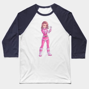 Pink Ranger Baseball T-Shirt